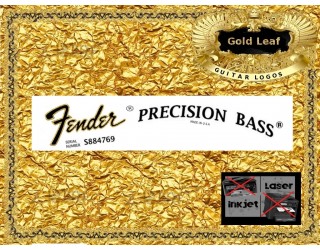 Fender Precision Bass Guitar Decal #35g